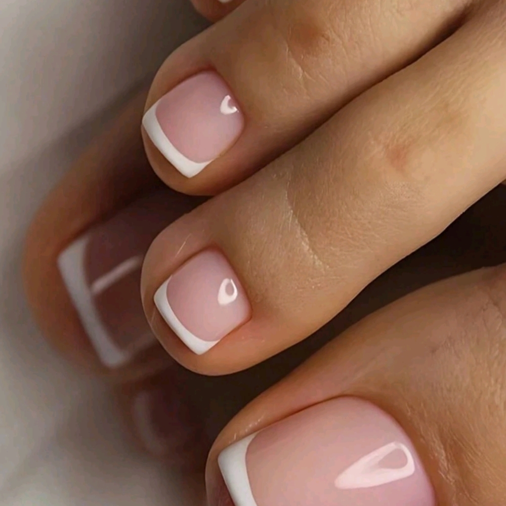 💕5/$18 24 pc.DIY-Professional Reusable Press On Toenails